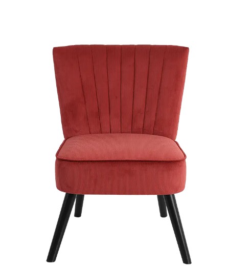 Libérer la créativité : redéfinir les conceptions de chaises traditionnelles avec la chaise rouge aux pieds noirs